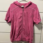 Nike Y2K Pink Sweatshirt Short Sleeve Hoodie Photo 1