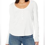 Paige Daniella White Long Sleeve Top, Size XL NWT Photo 3