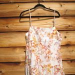 Bardot NWT Floral Flow Open Back Maxi Dress Natural Paisley US Photo 5