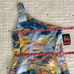 DSG Twitch + Allison Momentum One Shoulder Dress in Crater Lake Multi Size M NWT Blue Size M Photo 13