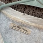 Free People  White Crew Neck Sweater Photo 2