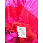 DENIM 24/7 | 26W Tiered Maxi Dress Ruffle Pink Red Tank Sleeveless Long Flowey Photo 4