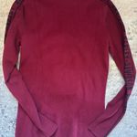 Harley Davidson Harley-Davidson burgundy sweater with spell out on sleeves woman’s size M Photo 3