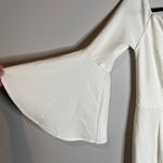 Alexia Admor  white bell sleeve off shoulder jumpsuit Photo 2