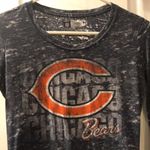 Chicago Bears Blue Long Sleeve Sport Casual Crew Neck Shirt Size Med GUC #4630 Photo 3