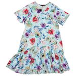 Tolani  Collection Iggy Floral Dress Large, Floral Ruffle V Neck Midi Dress Photo 11
