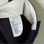 COS  Slim Tapered Wool Blend Pants Womens Trouser Black Size 4 Photo 5