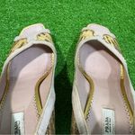 Prada  Multicolor Lizard Alligator Suede Open Peep Toe‎ Pumps 39 - Women’s US 8.5 Photo 6