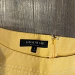 Lafayette shift dress zipper pockets baseball stitching Yellow Photo 2