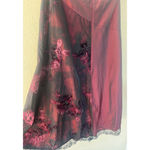 VTG Kapris Satin Floral Lace Trim A Photo 4