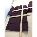 Embassy Row Women's 6 Jacket Maroon Long Sleeve Zipper Clueless Preppy Office Photo 7