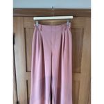 Halara Flex High Waisted Pocket Wide Leg Waffle Work Pants Rose Women’s Medium Photo 3