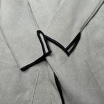 ZARA : Tan and Black Leather Trim Long Cardigan Photo 7