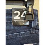 joe's jeans Joes High Rise Skinny Ankle Jean Vela Size 24 Slightly Distressed Dark Photo 3