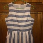 Blue and white stripped romper! Size medium! Photo 2
