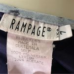 Rampage Vintage 90s‎ Maxi Dress  Floral Milkmaid Bodice Blue Sleeveless Juniors Photo 12