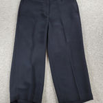 Talbots  Womens Pants 12 Black‎ Wide Leg Cropped Career Business Office Dress Photo 0