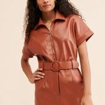 Hutch  Vegan Leather Jumpsuit Photo 2