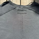 Free People  long sleeve waffle knit shirt with elbow pads Photo 6