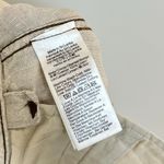 Madewell  Patch Pocket Linen Flare Trousers in Oat Color Linen Size US 2 NWT Photo 9