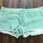 Bullhead Black  Short Jean Cutoff Sea Green Shorts Photo 0