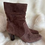 Coldwater Creek Brown Suede Women's Bootie Size 10 Photo 0