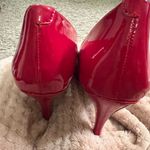 Madden Girl  Candy Apple Red Patent Leather Heels Shoes - size 8 Photo 3