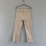 Pistola Lennon Cropped Boot High Rise Raw Hem Sandstone Ecru Jeans Photo 2