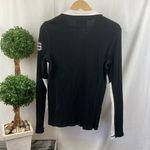 Ralph Lauren  Black Red & White Long Sleeve  Quarter Zip Top NEW L Photo 1