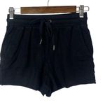 Splendid Black Dream Slub Relay Shorts XXS Photo 2