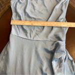 Show Me Your Mumu Show me your Mimi Jodie Maxi Dress in Steel Blue Luxe Satin size xl bridesmaid Photo 9