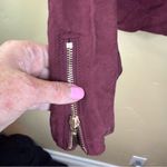 Club Monaco  Kapri Moto Burgundy Jacket‎ Womens Size Medium Grunge Streetwear Photo 4