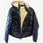 Aerie Black Offline Fleece Coat Photo 2