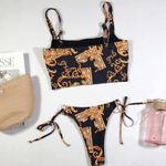 Boutique versace like print cheeky bikini Photo 5