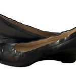 AGL Attilio Giusti Leombruni Shoes Black Cap Toe Wedge Leather Patent Size 36 Photo 0