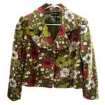 Metro style Floral Jacket (Size Medium) Green Photo 0