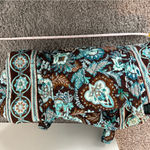 Vintage Vera Bradley Duffle Bag in Java Blue. Retired and rare pattern! Brown Photo 2