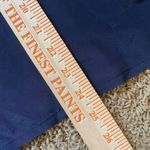 Valentine Gauthier Size 3 Long Sleeve Navy Red Blouse 100% Silk Blue Size undefined Photo 6