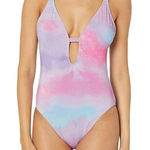 BCBGeneration  Womens Cloud Nine Keyhole One-Piece Swimsuit Size Medium NEW Photo 0