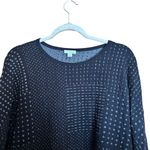 J.Jill Pure  Sweater Tunic Top Womens XL Petite Multicolor Print Stretch Blouse Photo 1