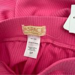 l*space L* Charlie Pant Bubblegum Pink Ribbed Cropped Crop Wide Leg Small NWT Photo 8