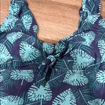 Tropical Blue and Green Tankini top Size XL Photo 1