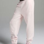 SKIMS  joggers cotton fleece classic lounge pants barely pink strawberry milk Photo 13