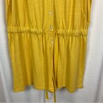 Loft Plus Yellow Cotton V Neck Romper Sz.22W NWT Photo 5