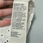 Abercrombie & Fitch White Floral Eyelet Short Sleeve Top Size M Photo 7