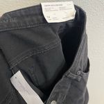 American Eagle NWT Mom Jeans Black Distressed relaxed Fit 14 32 Photo 7