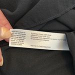 Eileen Fisher  Black Silk Georgette Double Layer Dress Photo 8