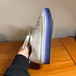 Keds  Tripple Up Lace Up Platform Sneaker Blue White Stripe Canvas Shoe W8 Photo 6