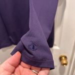 Champion Double Dry Womens Purple Long Sleeve Hoodie Athletic Top XL Athleisure Photo 1