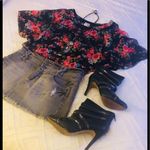 Living Doll , adorable, sheer, bell sleeve blouse Photo 1